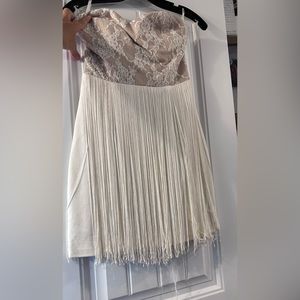 Lace fringe dress